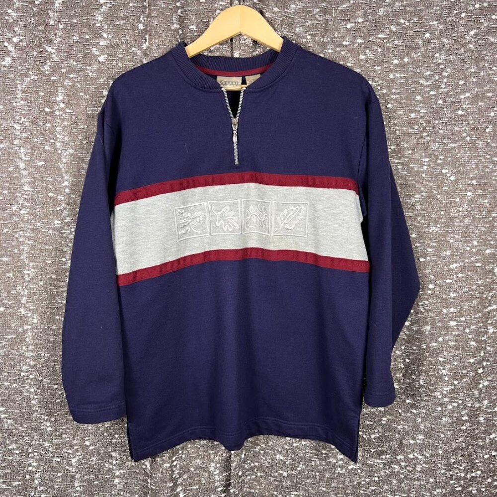 Laura Gayle Quarter Zip Sweater Fall‎